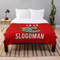 Slogo plush blanket, soft and warm roblox and minecraft inspired blanket