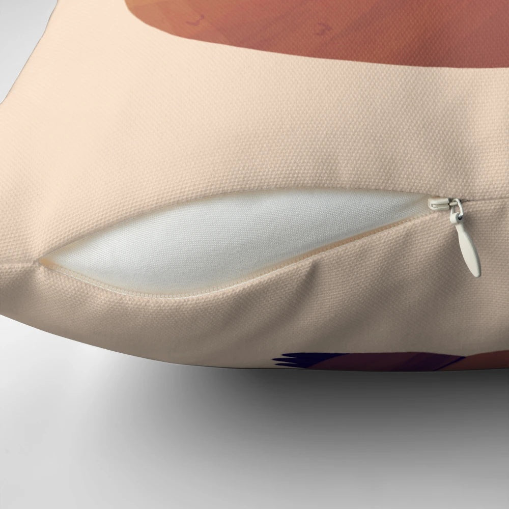 Cute sloth character printed on a plush, comfortable pillow for children.