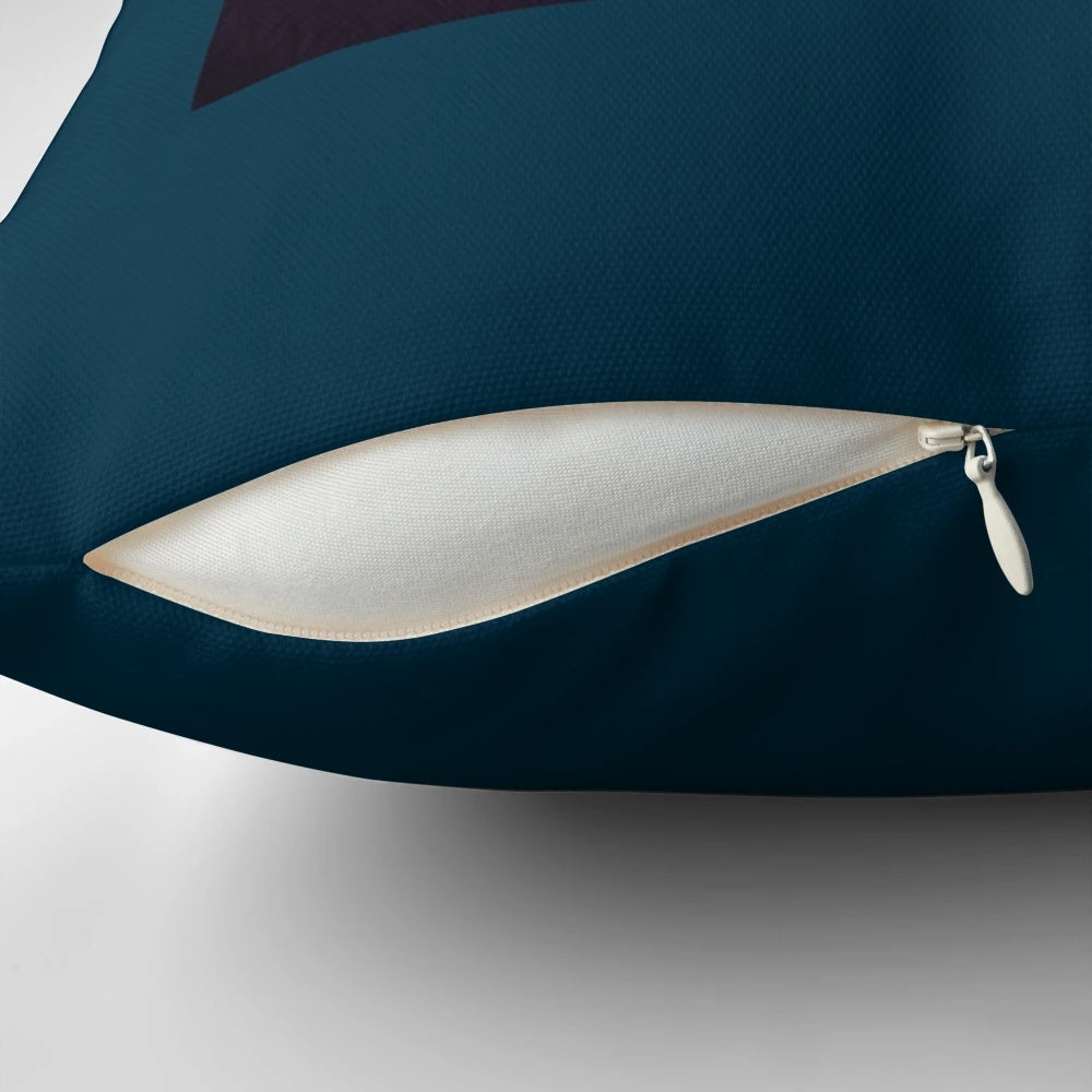 A soft, plush pillow featuring a cute slugcat character from the video game Rain World, in a retro 90s style illustration.