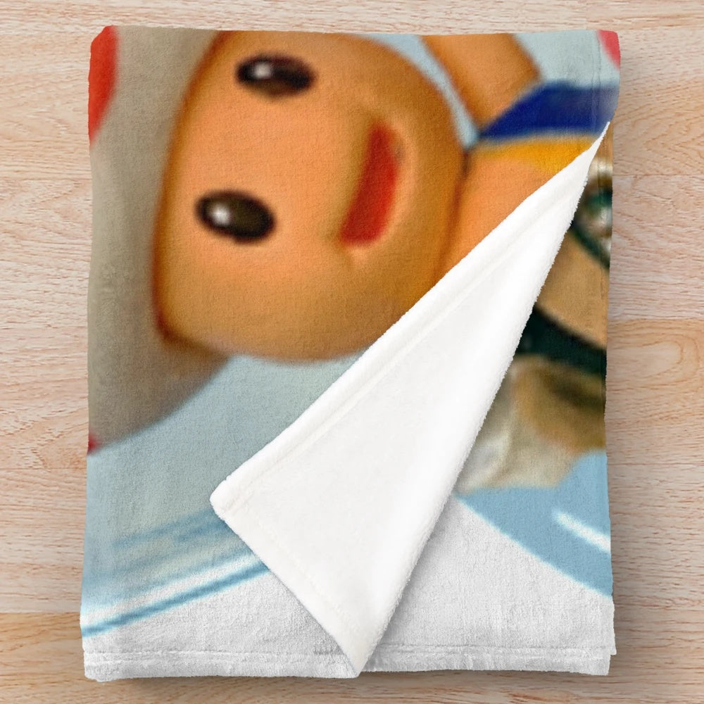 SML Gang Plush Blanket featuring Jeffy, Bowser Jr., and CheafPeepee