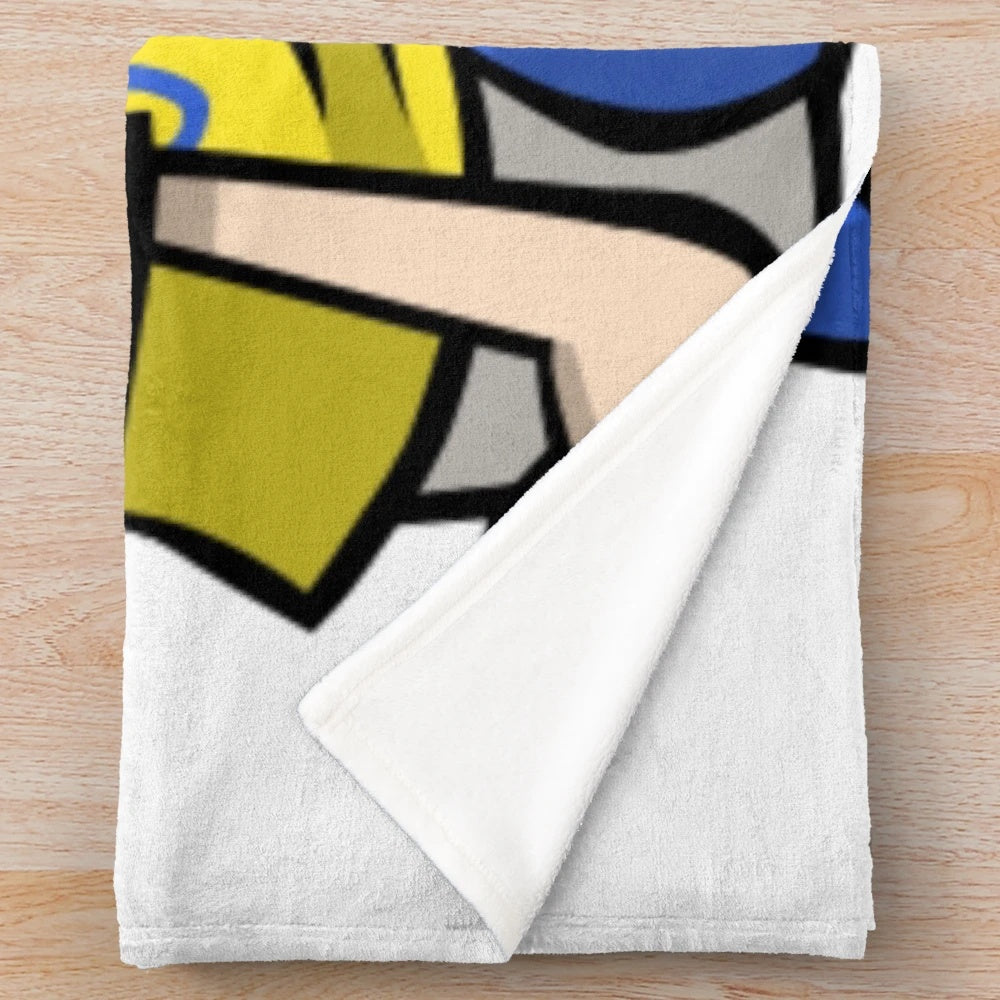 Soft and cuddly SML Jeffy plush blanket for kids