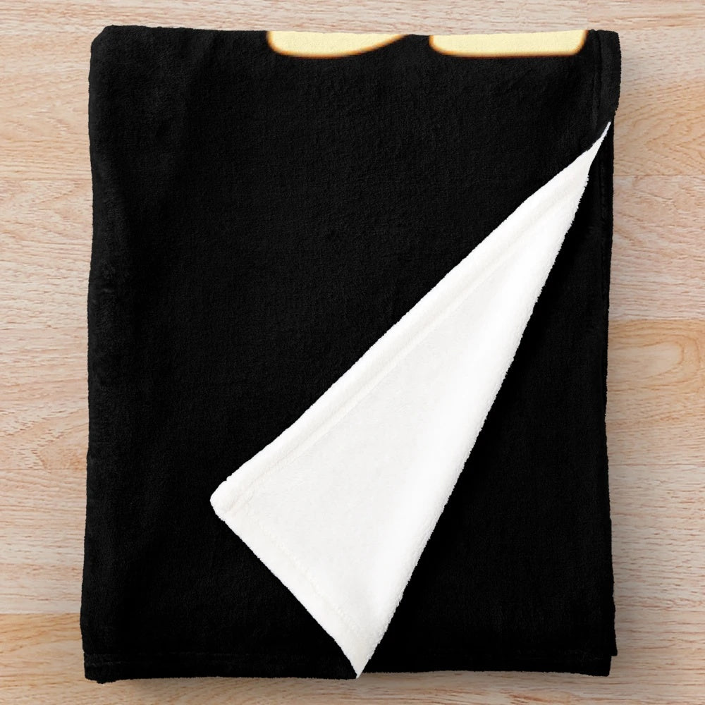 Smokie plush blanket with retro 1970s and 1980s music design