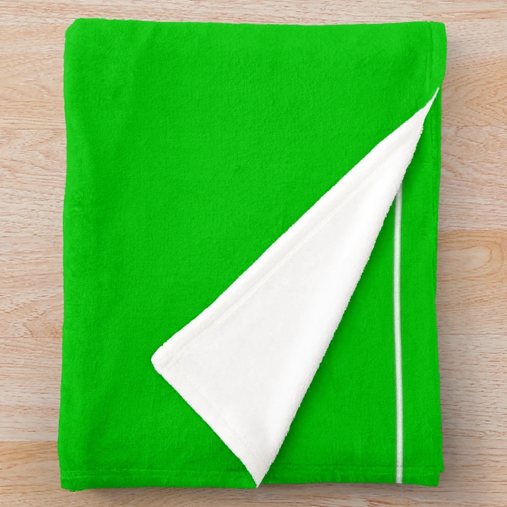 Snooker table inspired plush blanket