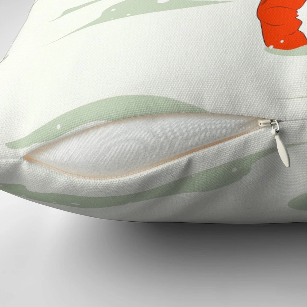 Soft and plush snowboarding-themed pillow, perfect for winter sports fans