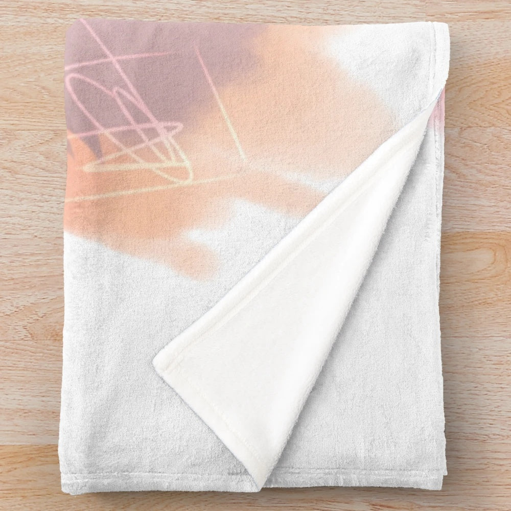 Soft and plush Snowfur-inspired blanket for warrior cat enthusiasts