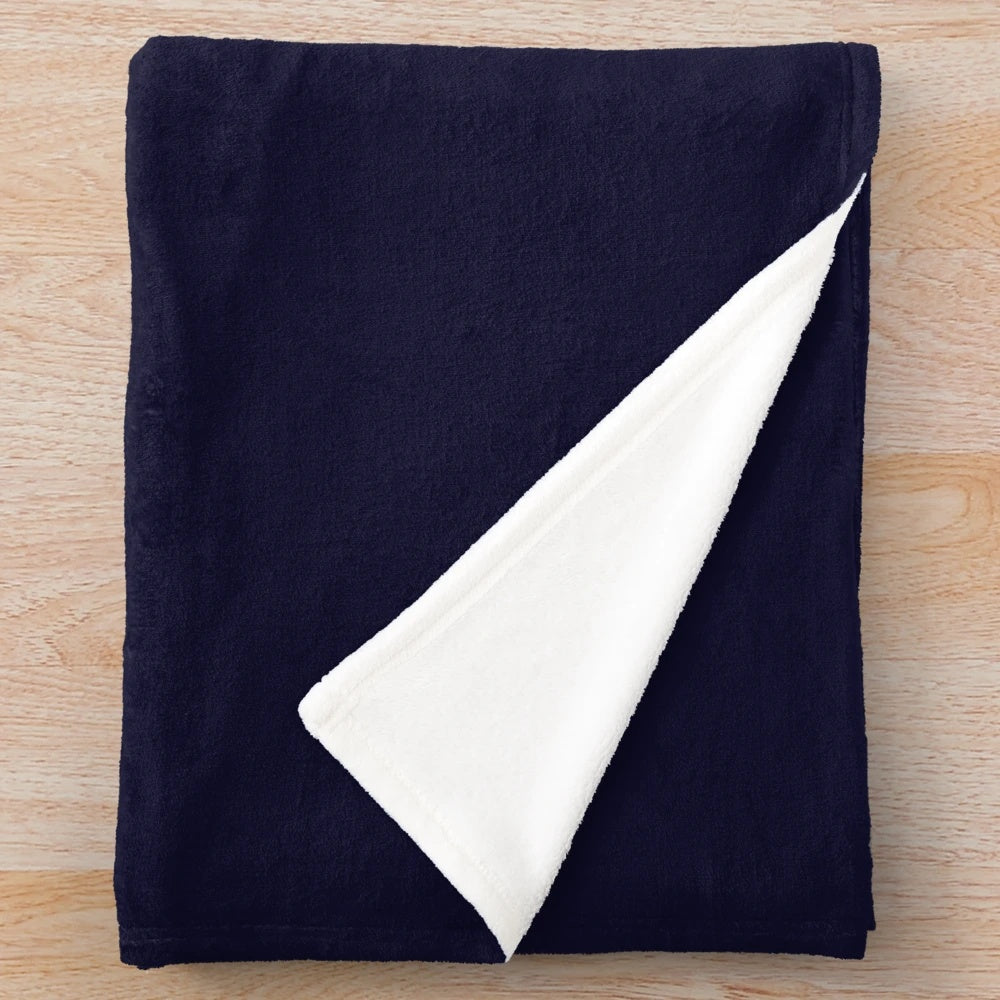 Soccer ball plush blanket with moon and stars design