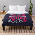 Beautiful mother plush blanket