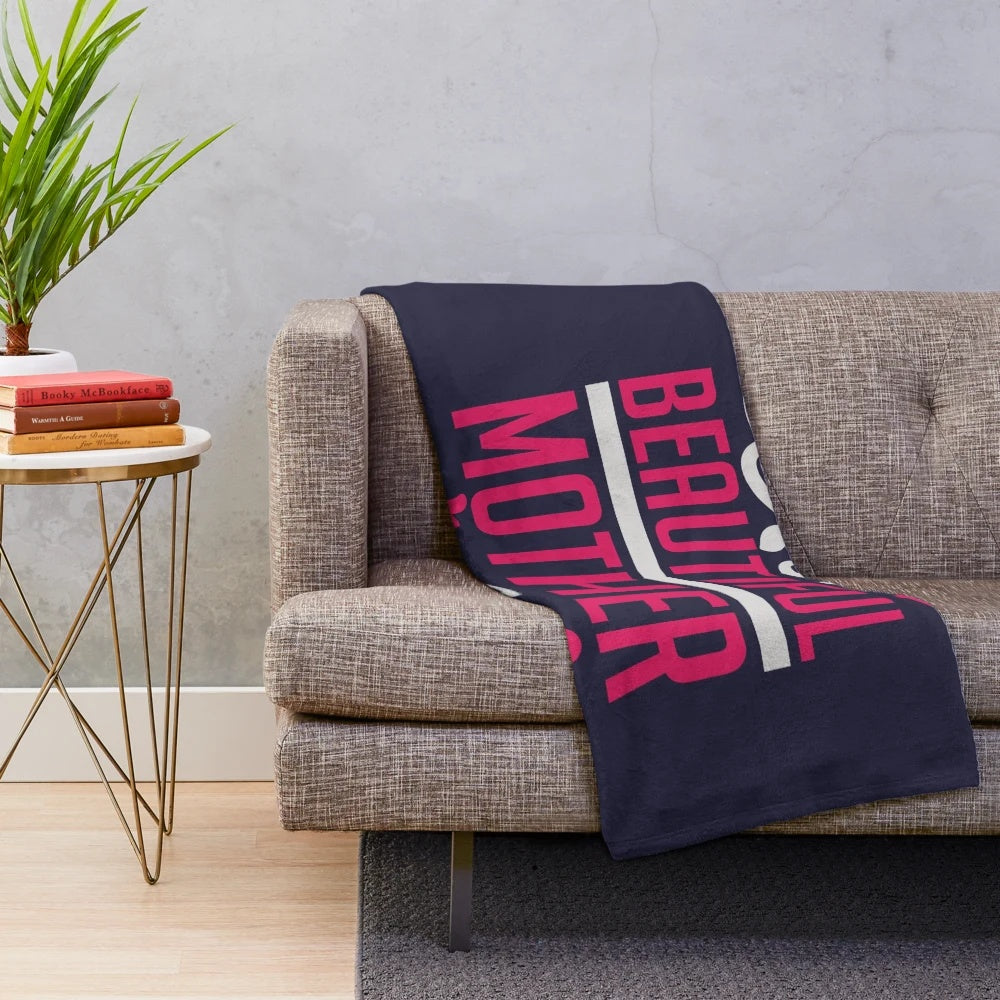 Beautiful mother plush blanket