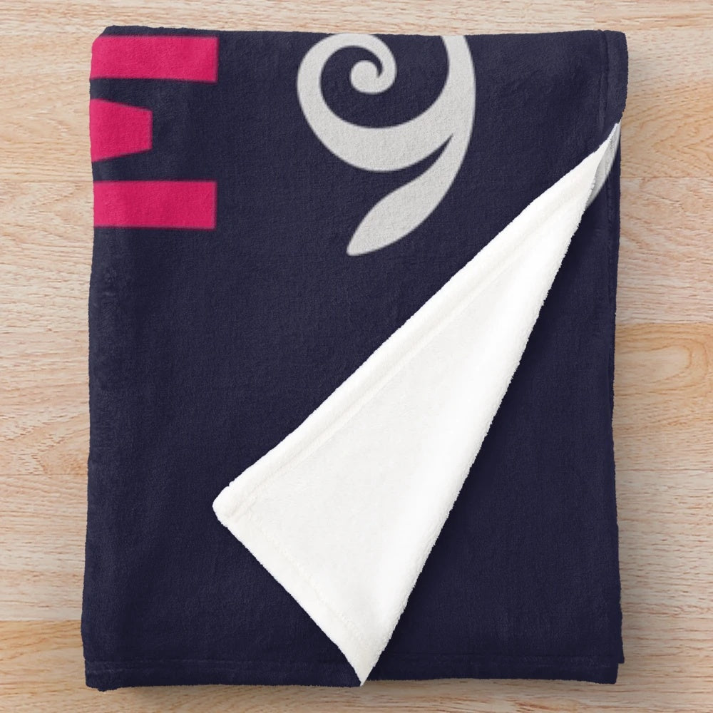 Beautiful mother plush blanket