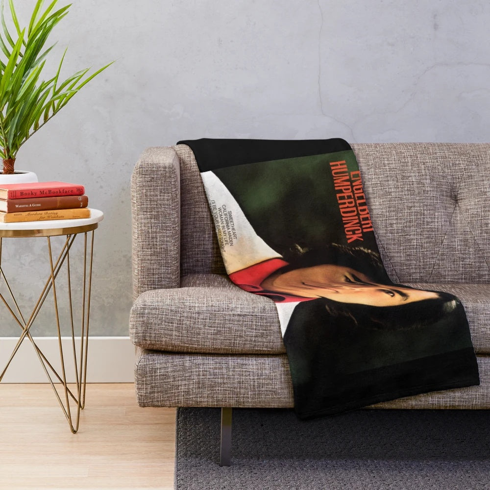 Soft and plush sweetheart-themed blanket for romantic decor