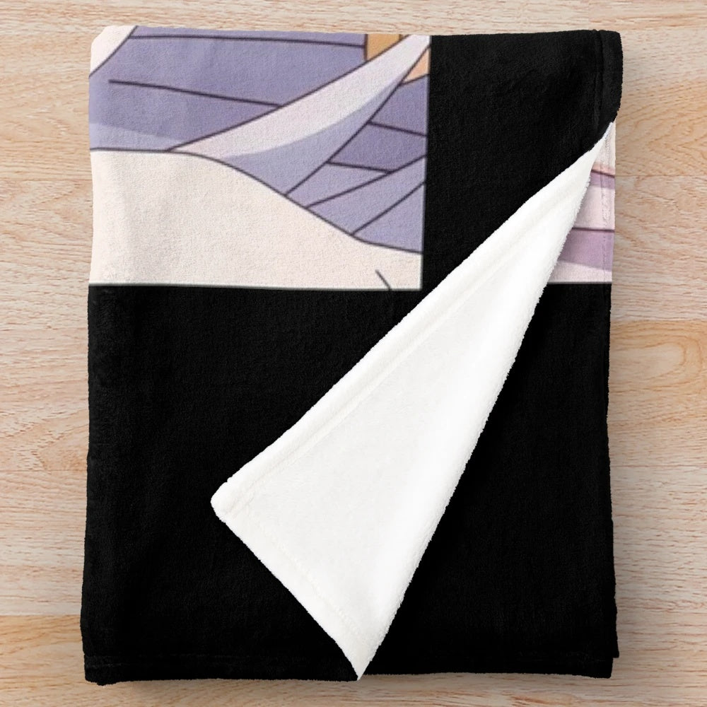 Cozy soft warm plush blanket inspired by the character Alya