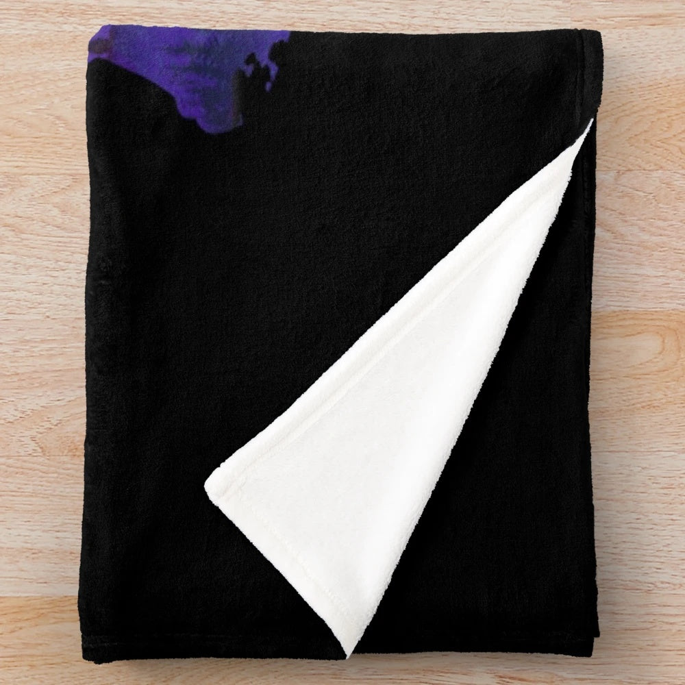 Sora inspired plush blanket with vibrant anime-style illustration