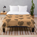 Soulmates Plush Blanket with Heart Design