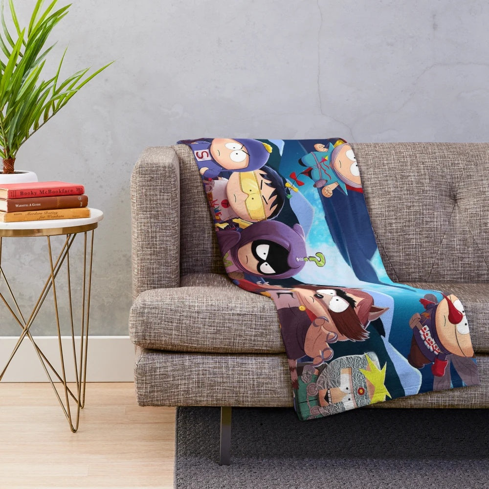 South Park themed plush blanket