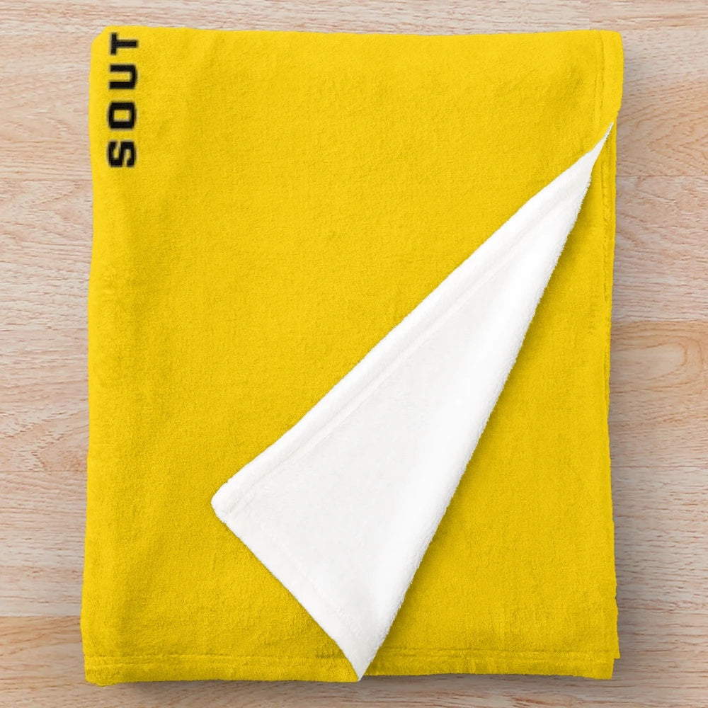 Southwestern University Plush Blanket featuring the school's logo and colors