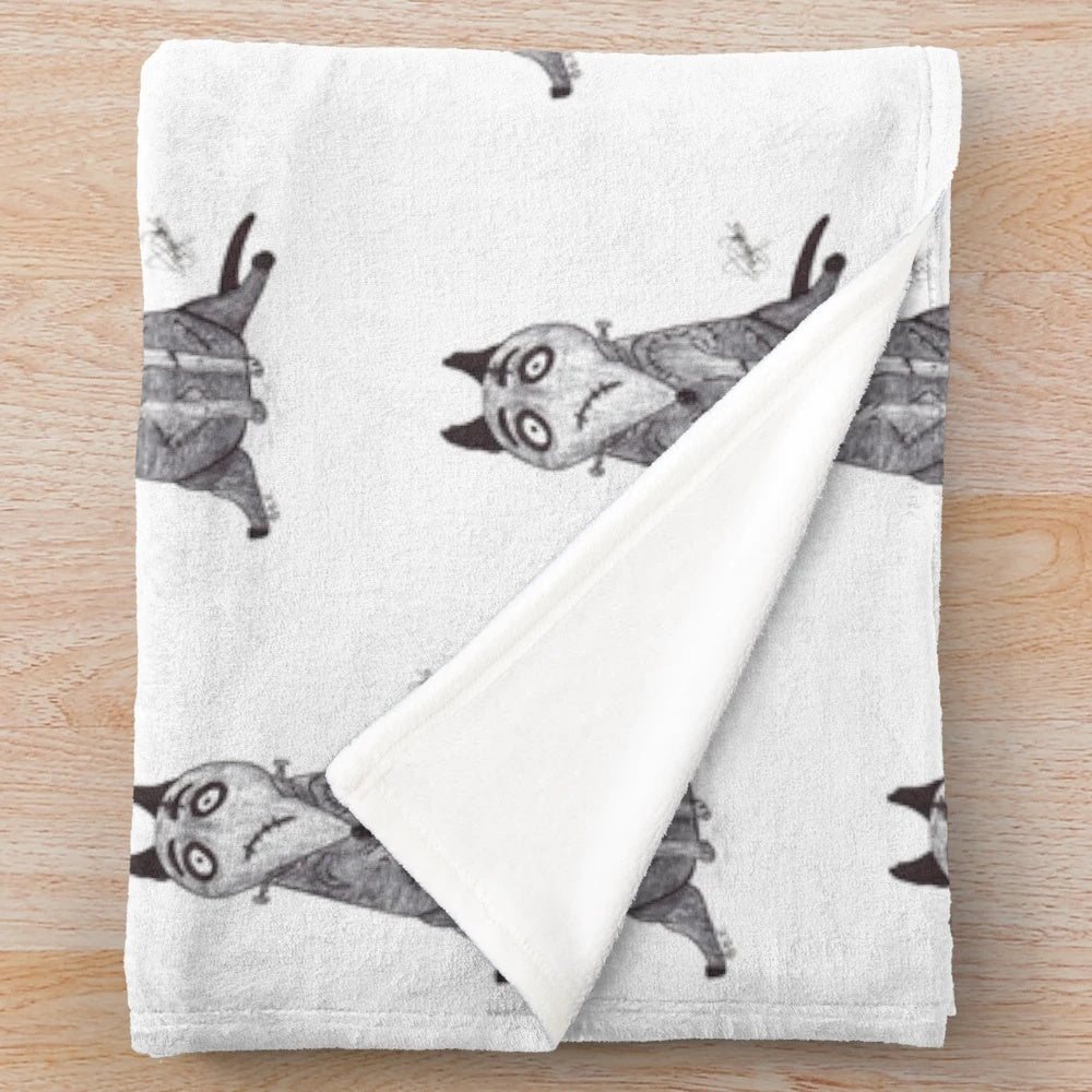 Sparky the dog themed plush blanket