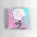 Spider-Gwen superhero pillow featuring the Marvel character Gwen Stacy as the Ghost Spider