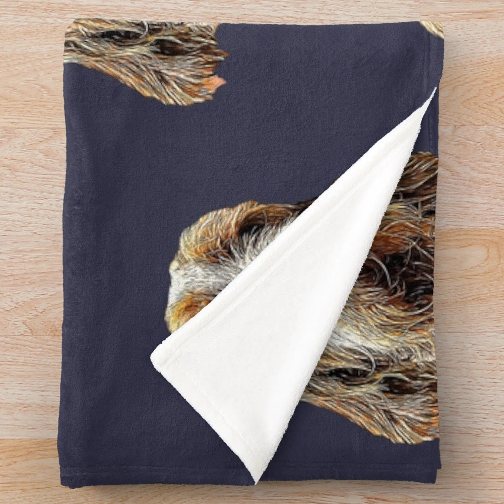 Soft and cuddly Spinone Italiano dog plush blanket