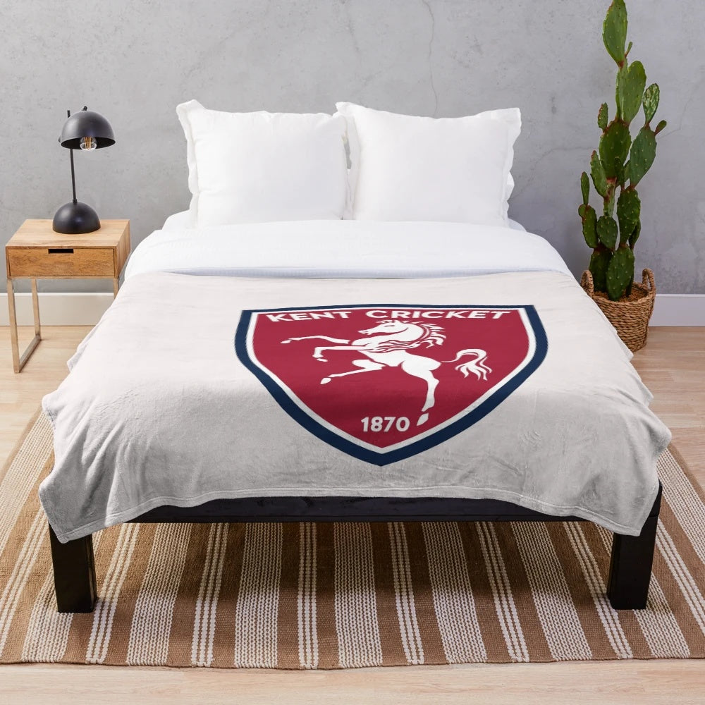 Kent County Cricket Club Plush Blanket