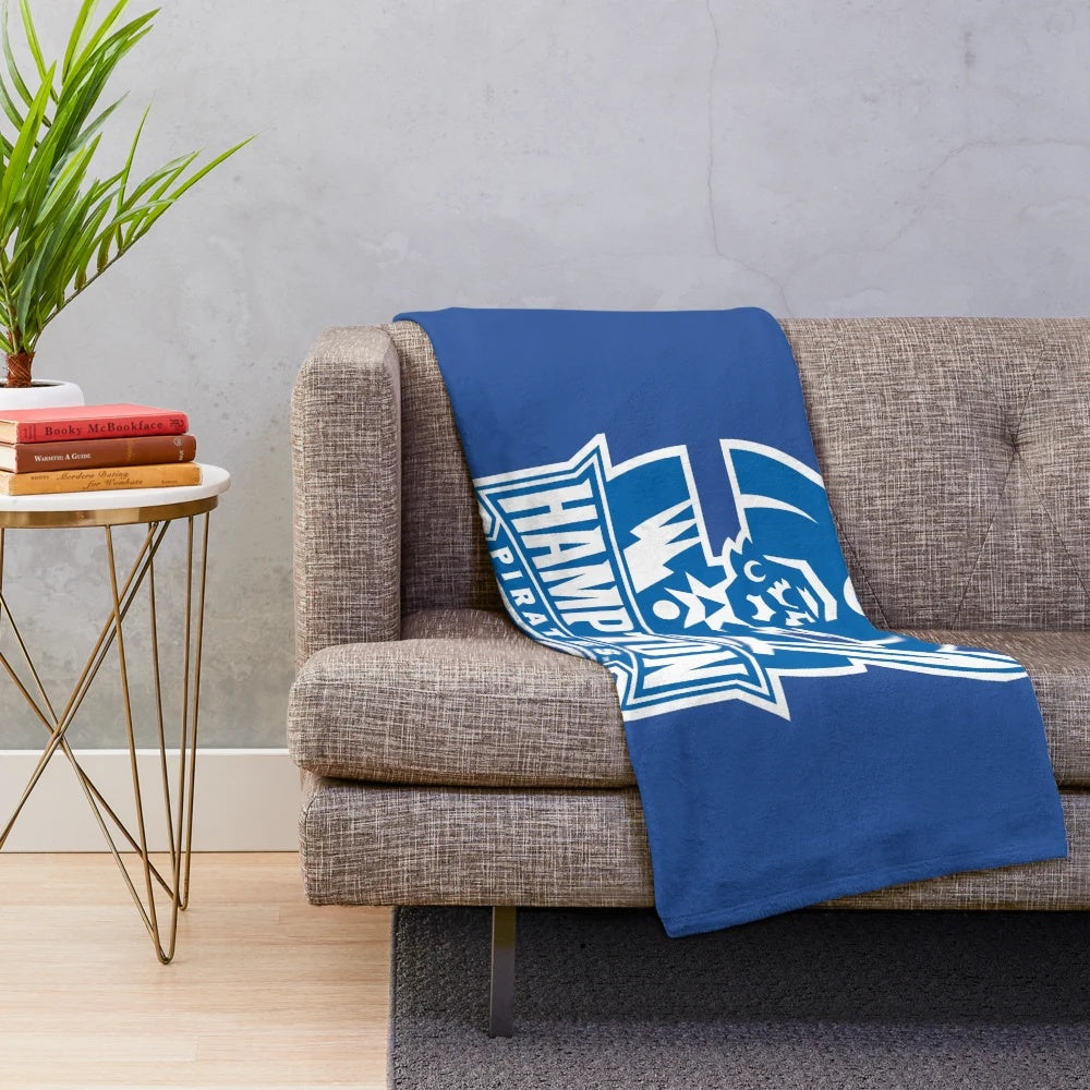 Hampton Pirates Plush Blanket for Sports Fans