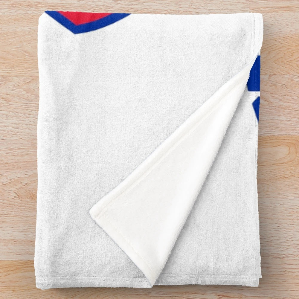 Plush blanket featuring the Francis_Brooklyn_Terriers team logo