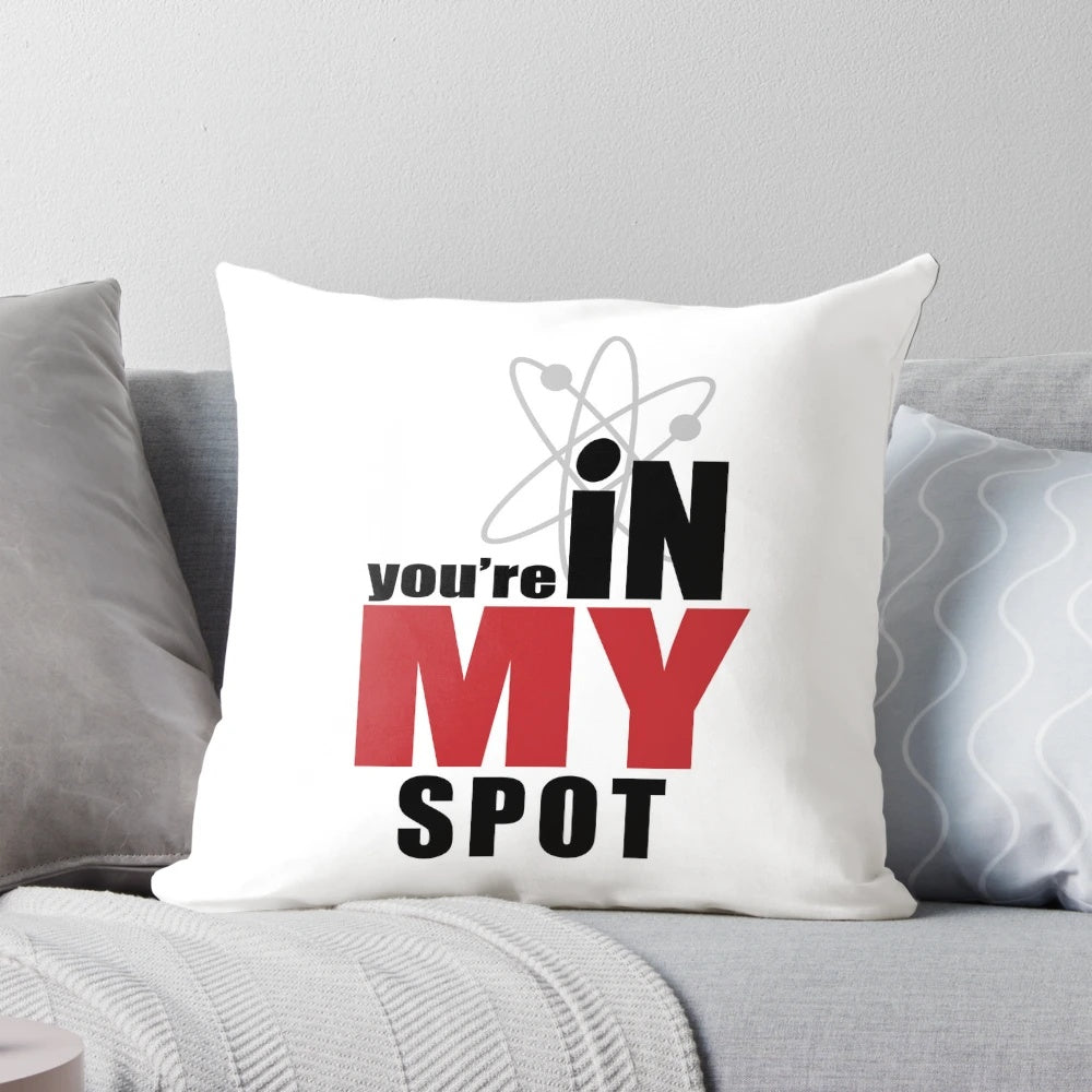 Cozy Spot Pillow with Sheldon Cooper Inspired Design