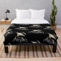 Soft and warm sprint car-themed plush blanket