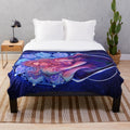 Plush blanket featuring a celestial design inspired by the Spuffy relationship from Buffy the Vampire Slayer