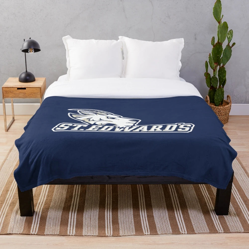 St. Edward's University Plush Blanket with College Logo