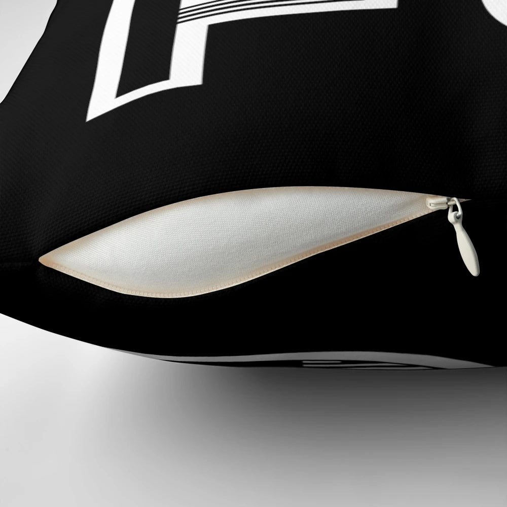A square pillow featuring the St Mirren FC (SMFC) logo, perfect for football fans.