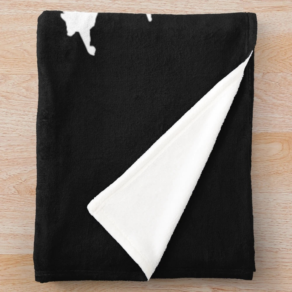 Plush blanket with Staind band design for music fans