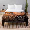 Soft and cozy plush blanket with a star pattern design, perfect for music enthusiasts