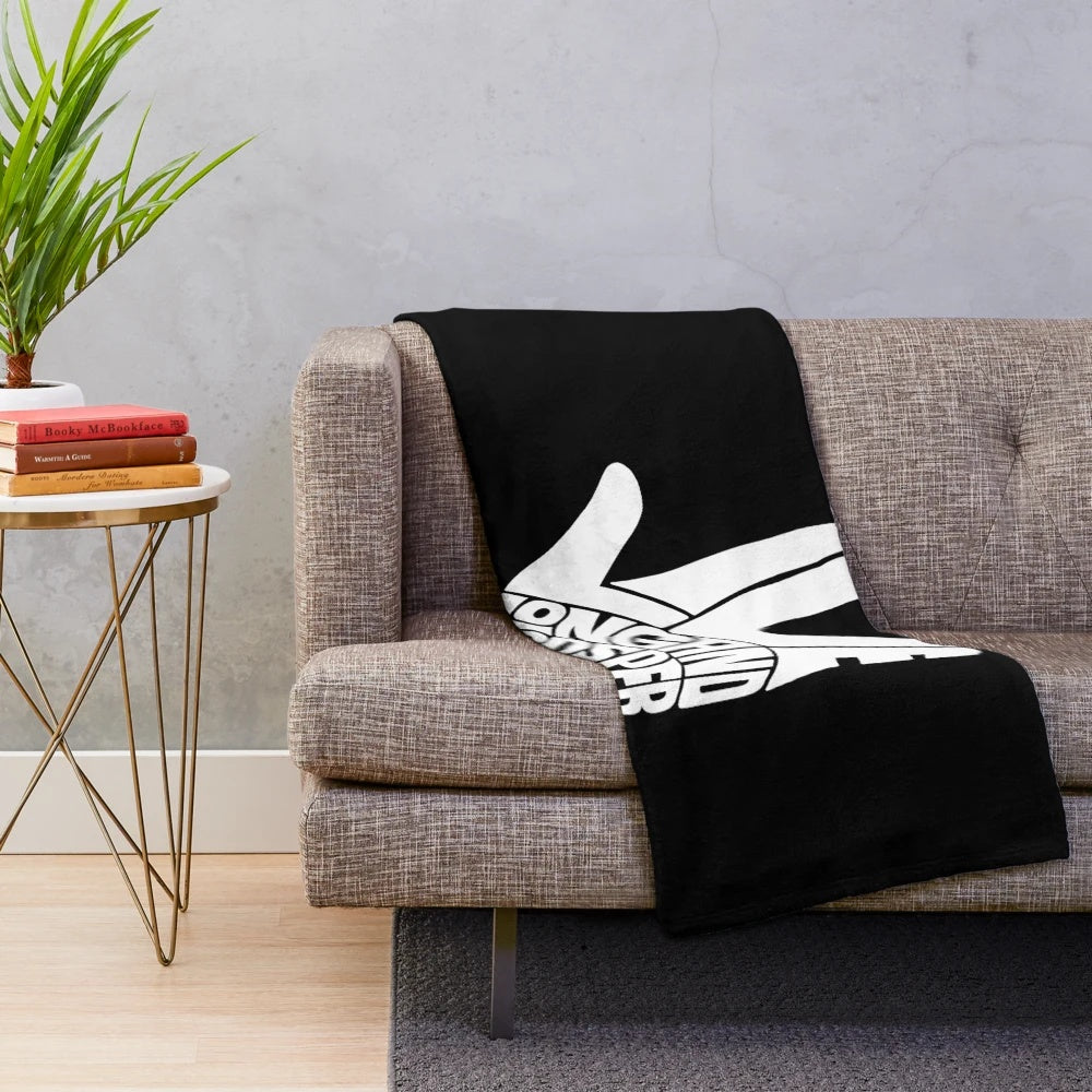 Star Trek-themed plush blanket with "Live Long and Prosper" design