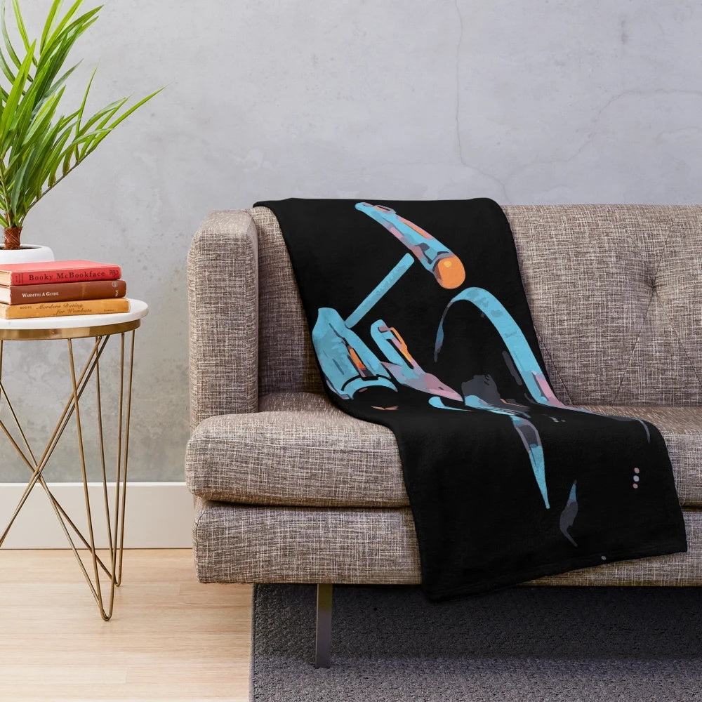 Plush blanket with Star Trek design