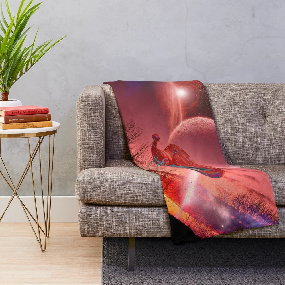 Star Trek Voyager themed plush blanket