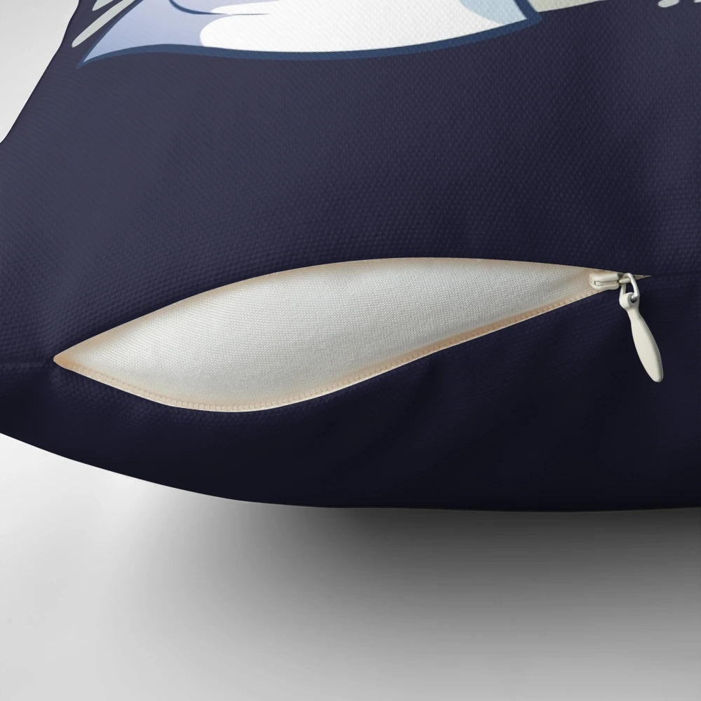 A plush, comfortable pillow inspired by the popular Star Wars character Admiral Ackbar.