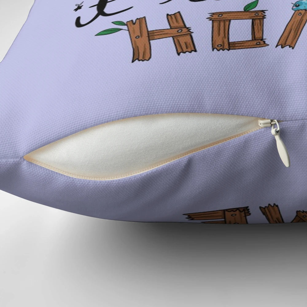 A soft, plush pillow featuring the iconic "StarDrop" from the video game Stardew Valley.