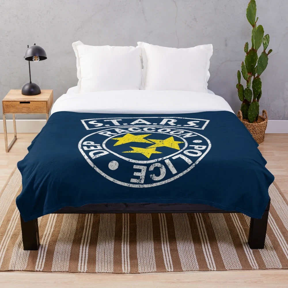 Stars Plush Blanket for Resident Evil Fans