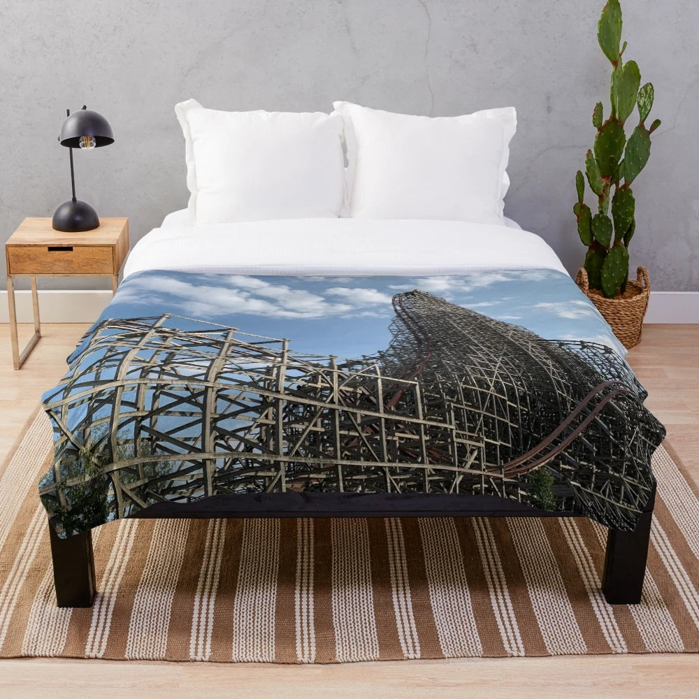 Steel Vengeance themed plush blanket