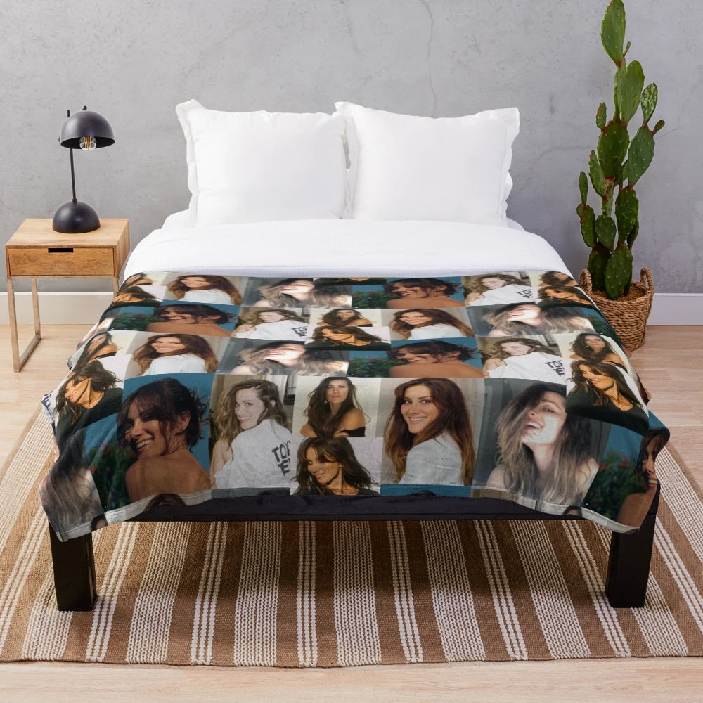 Stefania Spampinato inspired plush blanket with cute, aesthetic design