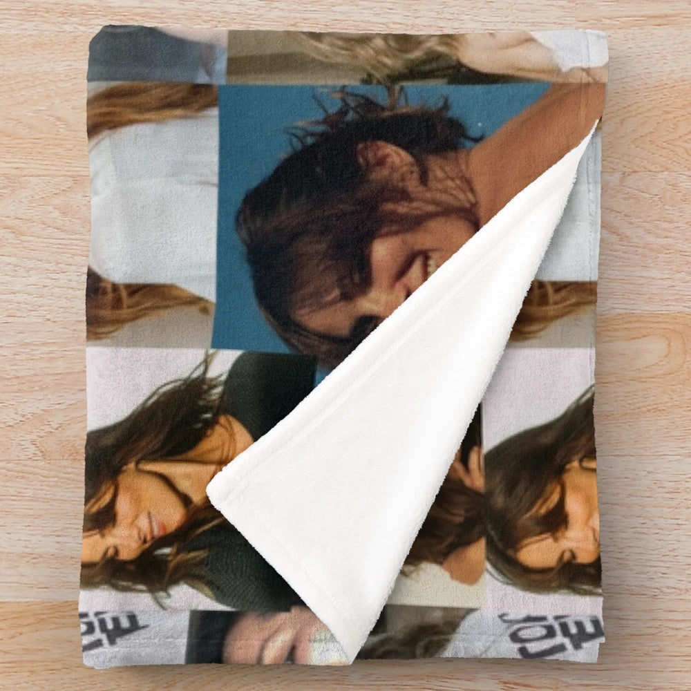 Stefania Spampinato inspired plush blanket with cute, aesthetic design