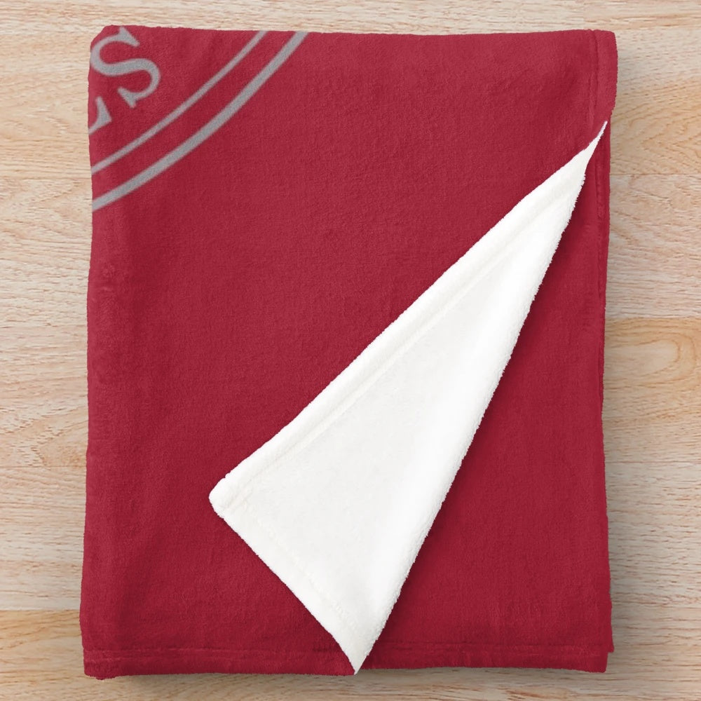 Stevens Institute of Technology Plush Blanket with college logo and team colors