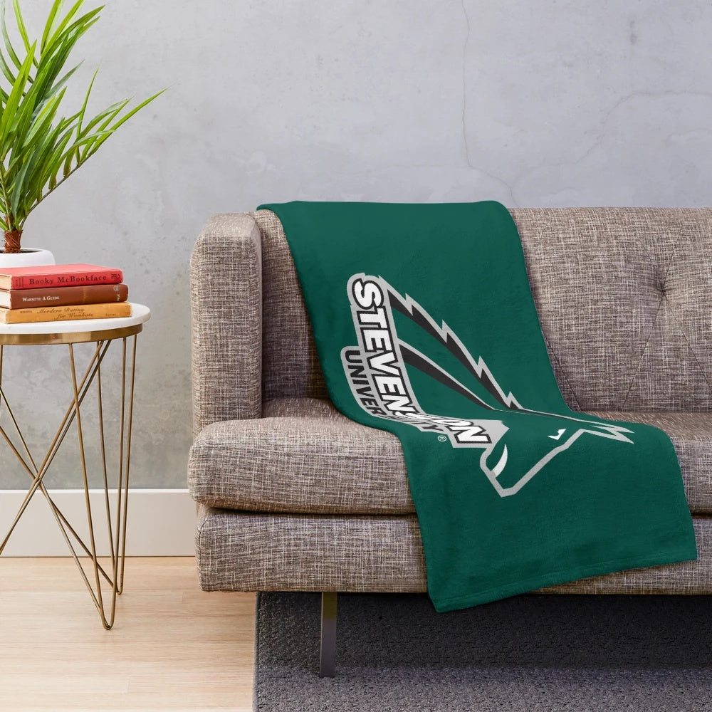Soft and warm Stevenson University plush blanket for college sports fans