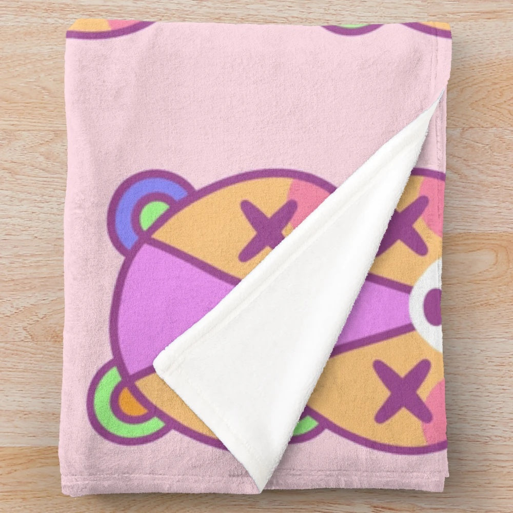 Stitches Plush Blanket - Soft and Cuddly Kawaii Bear Blanket