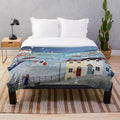 Stormy Harbour Plush Blanket