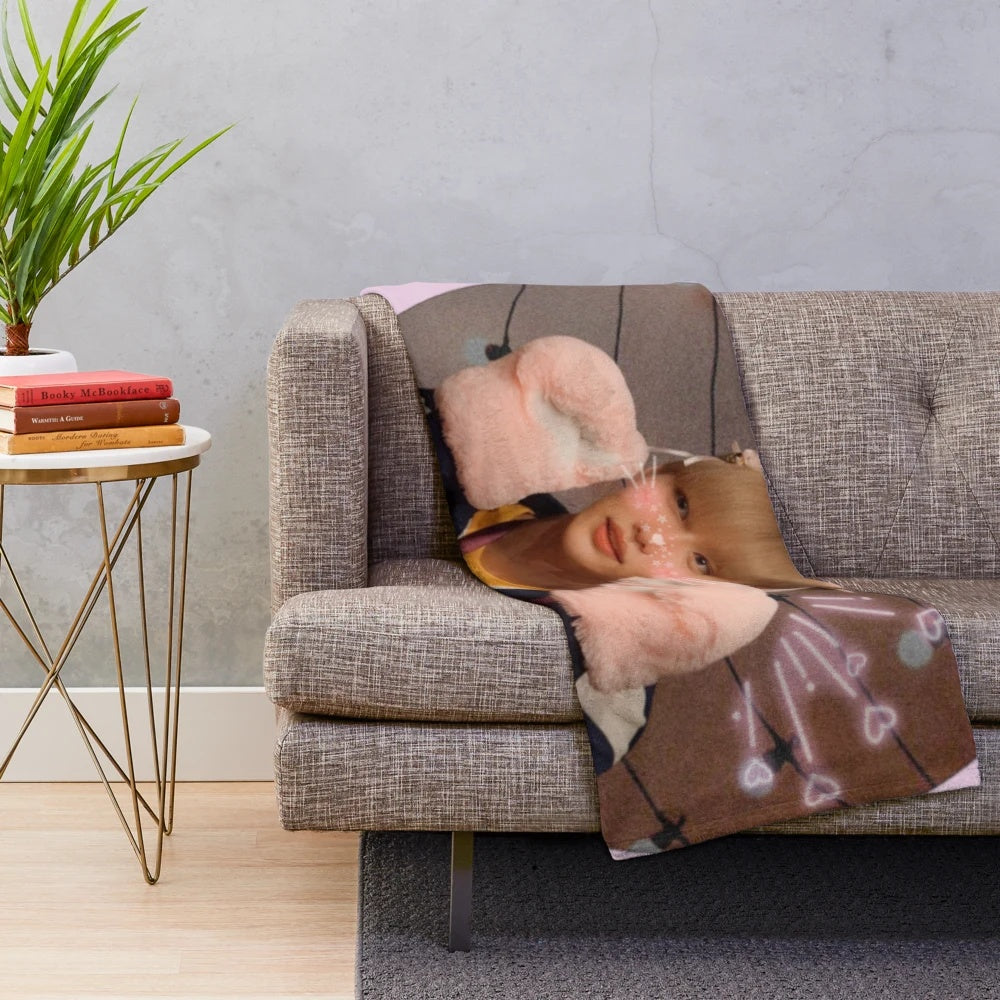 Stray Kids Felix Inspired Plush Blanket