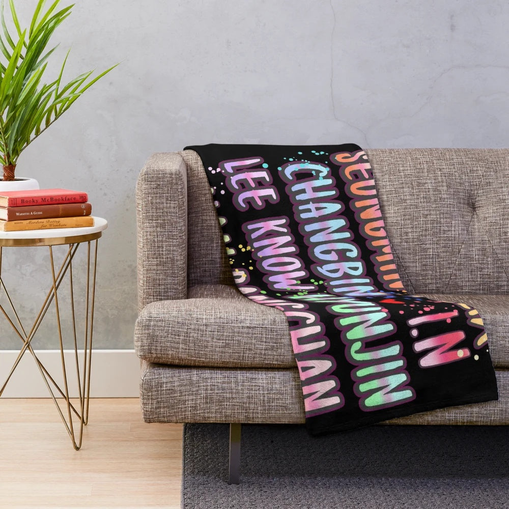 Stray Kids Plush Blanket