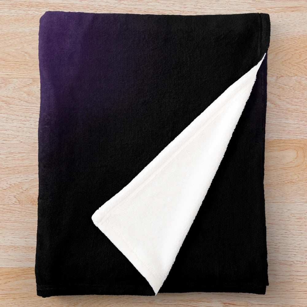 Stray Kids Maniac-themed plush blanket in purple