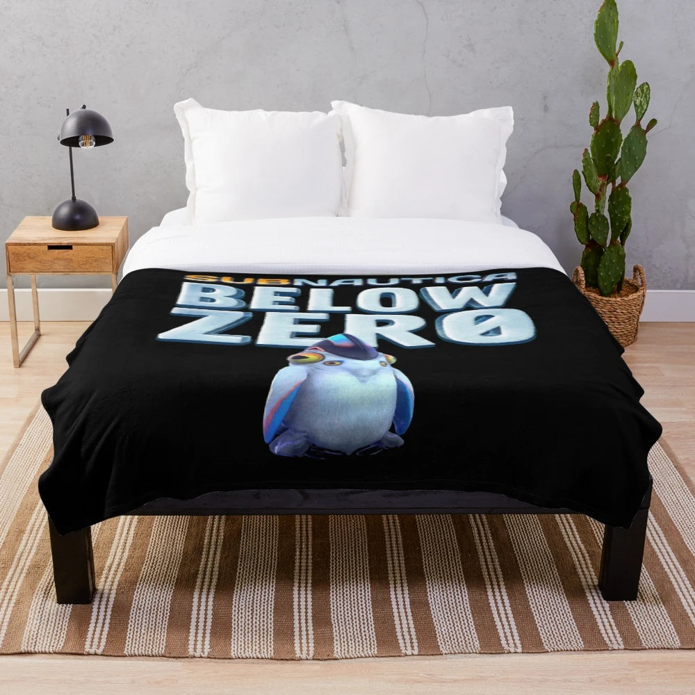 Subnautica Below Zero Pengwing Plush Blanket