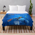 Subnautica-inspired plush blanket for cozy underwater-themed decor